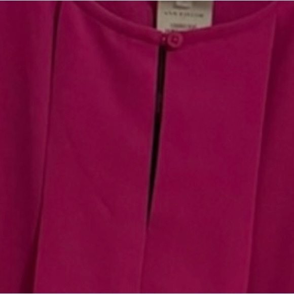 Ann Taylor Pink Short Sleeve Blouse (NWT) (Size: Large) - Picture 3 of 3